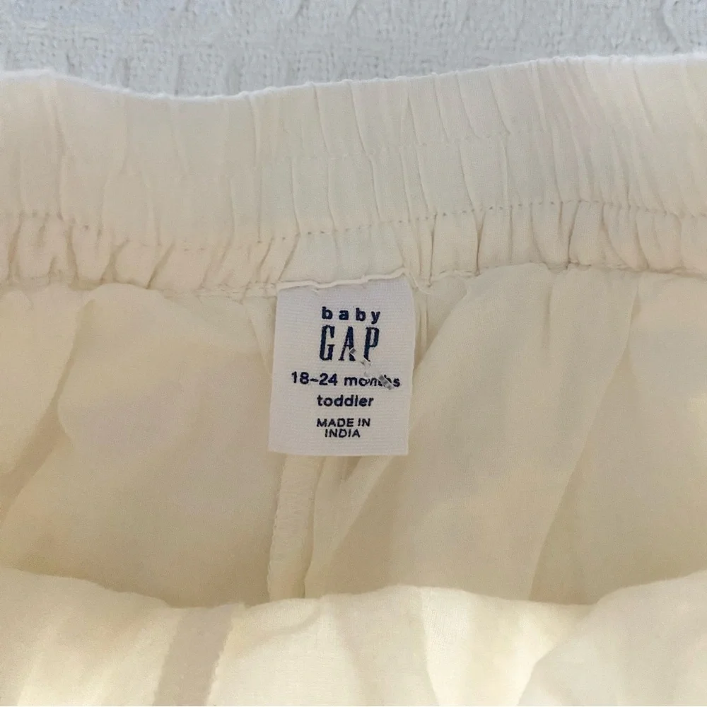 Baby gap white tiered eyelet skirt NWT size 18-24M